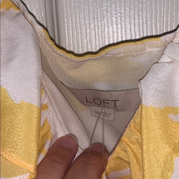 Loft Yellow Hibiscus Dress - Picture 3 of 5